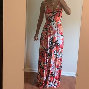 JLo Floral Maxi Dress